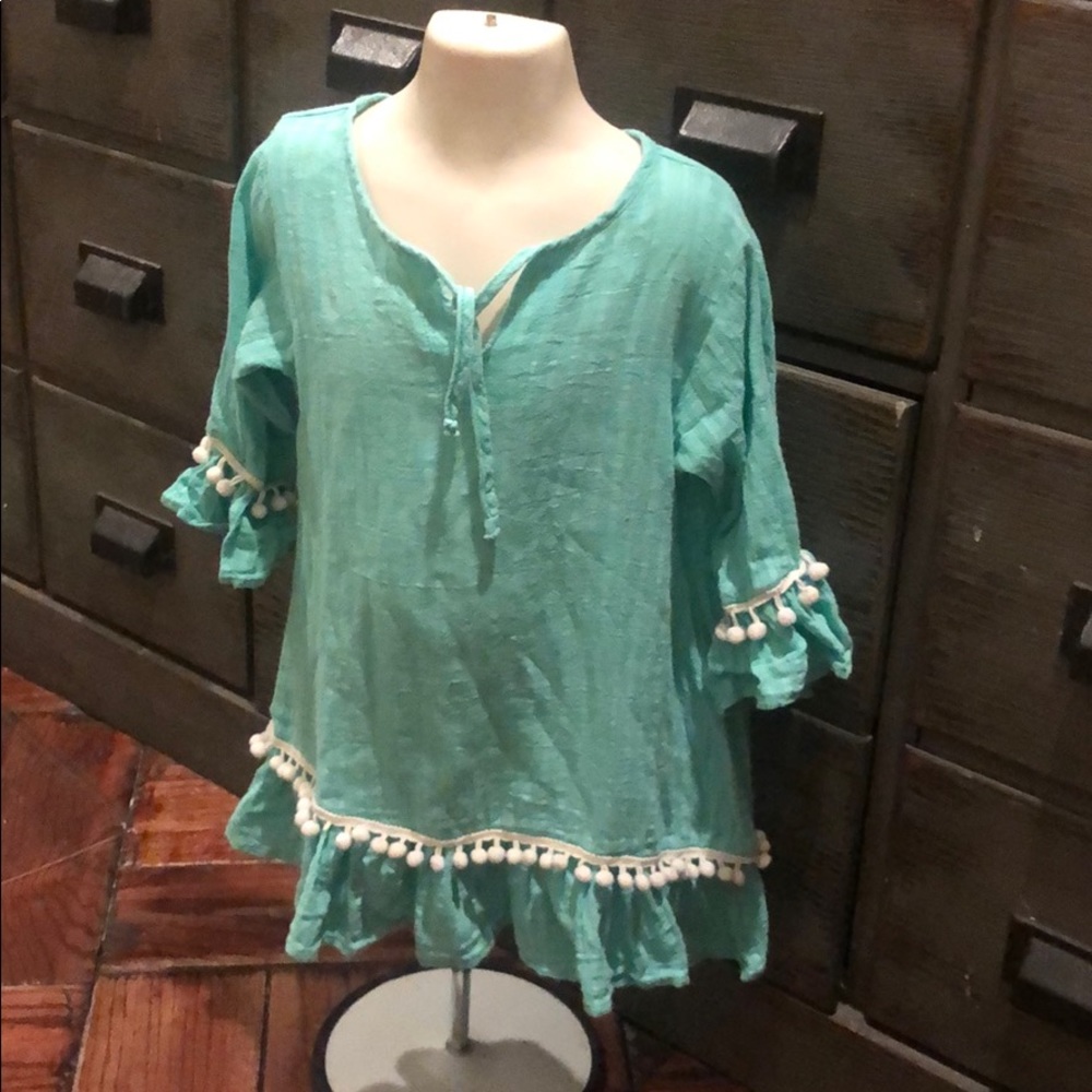 Eberjey girls swim cover-up